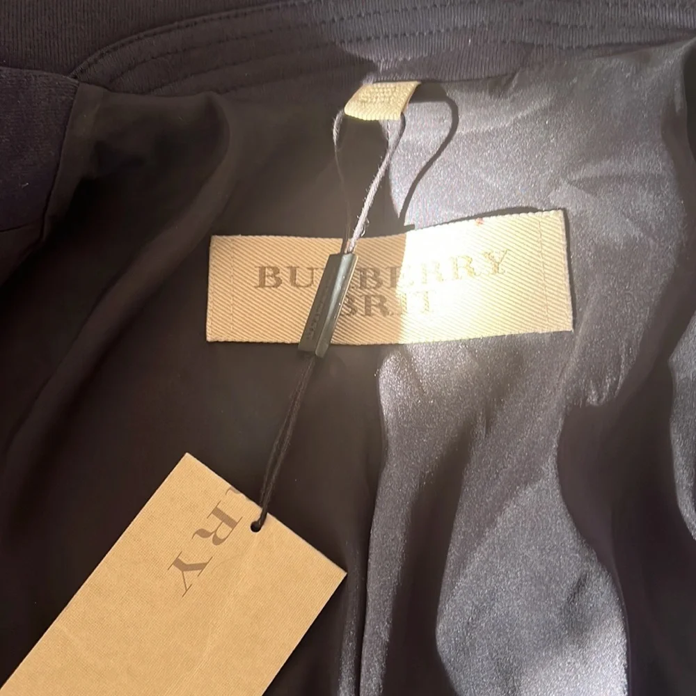 NWT Burberry Black Dark Navy Blazer - Size 14